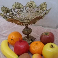 میوه خوری برنجی بامیوه|صنایع دستی و سایر لوازم تزئینی|گلستان (تهران), |دیوار