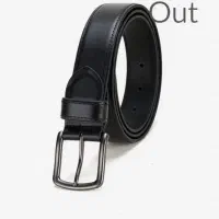 کمربند مشکی چرم مشهد