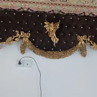 کتیبه پرده  سالم و زیبا|پرده، رانر، رومیزی|مشهد, خواجه ربیع|دیوار