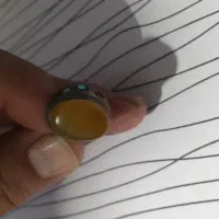 انگشتر عقیق قدیمی با رکاب نقره|کلکسیون اشیاء عتیقه|سبزوار, مدرس|دیوار