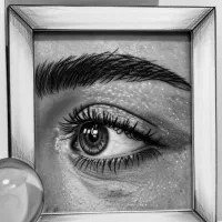 فروش طراحی سیاه قلم با عنوان طراحی چشم