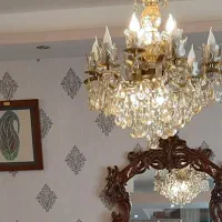 ۲ عدد لوستر، جنس برنج، کاملا نو و سالم|لوستر و چراغ آویز|تهران, جردن|دیوار