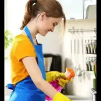 خانم جهت نظافت