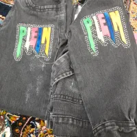 جنس جین زغالی وآبی باقی مونده|کفش و لباس بچه|ملایر, |دیوار