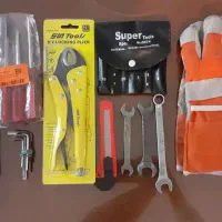 انبر قفلی آچار آلن وتخت انبر دست  پیچگوشتی دستکش