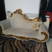 مبل سلطنتی به همراه میز ناهار خوری|مبلمان خانگی و میز عسلی|کرمان, |دیوار