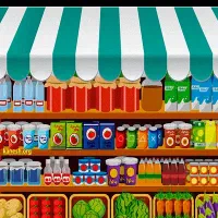 فروشنده سوپر مارکت