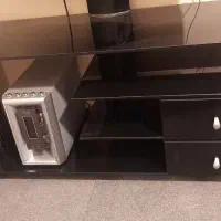 میز تلویزیون شیشه ای