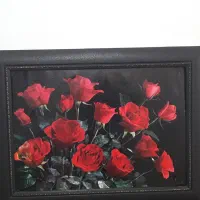 تابلو گل رز زیبا