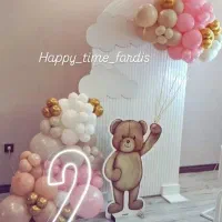 تم کامل تولدو بادکنک آرایی/عروسک تنپوش عروسکی/دیجی