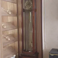 ساعت ایستاده تمام چوب