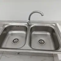 سینک تمیز به همراه شیر|مصالح و تجهیزات ساختمان|محمدشهر, سیدآباد|دیوار