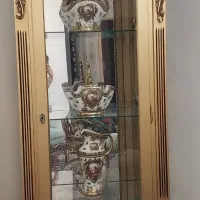 ویترین و اینه شمعدان در حد نو|بوفه، ویترین، کنسول|ورامین, خیر آباد|دیوار