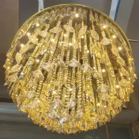 لوستر کریستالی (لوستر هیوا)|لوستر و چراغ آویز|ایلام, |دیوار