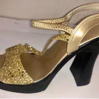 صندل مجلسی به رنگ طلایی|کیف، کفش، کمربند|اصفهان, آبشار|دیوار