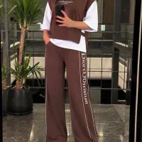 ست سه تیکه (وست کلاهدار + جاگر + تیشرت) Dior