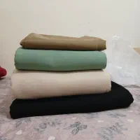 پارچه کرم پالتویی جنس فوتر