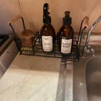 استند فلزی کنارسینک بادسته های چوبی|آب‌چکان و نظم‌دهنده ظروف|تهران, نارمک|دیوار