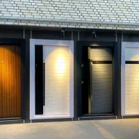 modern sefi مدرن شیشه سفید درب ضدسرقت و لاکچری lux
