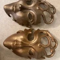 مجسمه دیوارکوب صورت زیبا و شیک