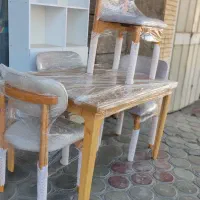 میز ناهار خوری چهار نفره|میز و صندلی غذاخوری|اصفهان, آزادگان|دیوار