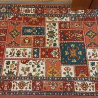 قالیچه ۴ متری طرح خشتی فرش مشهد