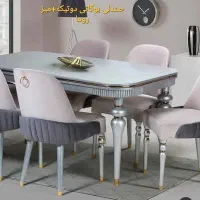 تولیدی انصاری سرویس غذا خوری فولا  ۶۲|میز و صندلی غذاخوری|دوگنبدان, |دیوار