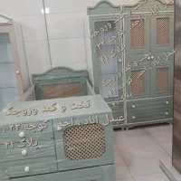 سیسمونی وروجک تخت و کمد|تخت و سرویس خواب|تهران, عبدلآباد|دیوار