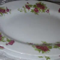 ظروف گلسرخ گل سرخ گلسرخی گل سرخی|ظروف سرو و پذیرایی|قم, باجک دو|دیوار