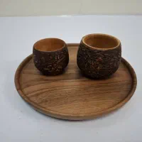 کارگاه  ساخت انواع ظرف و ظروف چوبی|ظروف سرو و پذیرایی|شیراز, گویم|دیوار