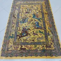 1 تخته فرش دستباف تمام ابریشم