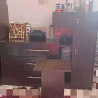 تخت دونفره بامیزارایش و پاتختی