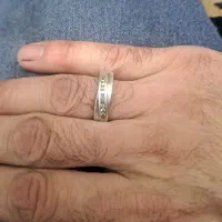 حلقه نقره ایتالیایی