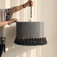 ساخت انواع لوستر مکرومه|لوستر و چراغ آویز|مشهد, کلاهدوز|دیوار