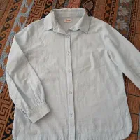 شومیز آبی پاستیلی