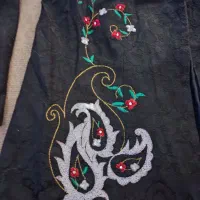 کت تک زنانه روش تیکه دوزی شده و پارچه طرح دار|لباس|گرگان, |دیوار