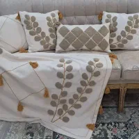 کوسن،رانر و شال مبل پانچدوزی