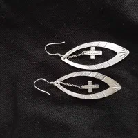 گوشواره نقره ایتالیایی