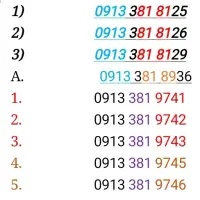 ۰۹۱۳۱۸۱۲۸۹۸