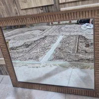 آینه چوبی شکیل و زیبا