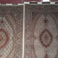 فرش دستبافت جفت زرنیم ماهی رج ۴۰