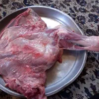 گوشت گوساله گرم