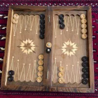 تخته نرد چوب گردو