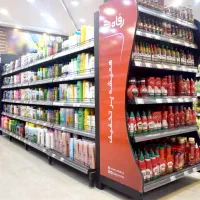 قفسه فروشگاهی طرح ترک میز چک اوت