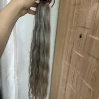 مو طبیعی بلوند حالت دار ۶۰ سانت ۲۰۰ شاخه