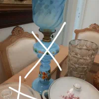 ظروف آنتیک بارفتن چراغ بارفتن دوره قاجار