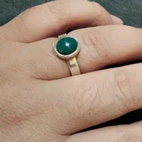 دو عدد انگشتر فیروزه نیشابوری و عقیق یمنی|جواهرات|مشهد, کوه سنگی|دیوار