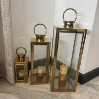 فانوس طلایی تزیینی