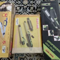 سه عدد اتو و حالت دهنده مو