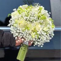 دسته گل وماشین عروس